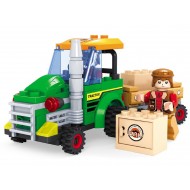 Fun Blox  Farm Tractor With Farmer 103Pcs